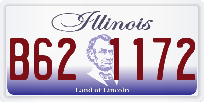 IL license plate B621172