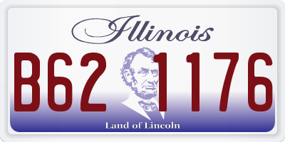 IL license plate B621176
