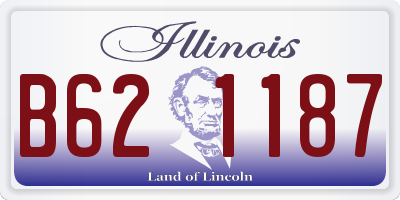 IL license plate B621187