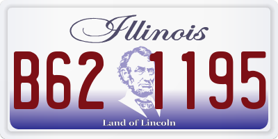IL license plate B621195