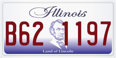 IL license plate B621197