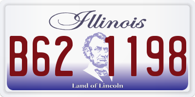IL license plate B621198