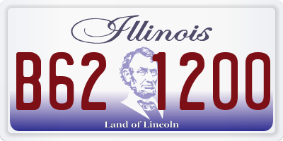 IL license plate B621200