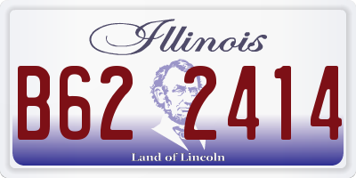 IL license plate B622414