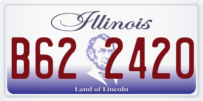 IL license plate B622420
