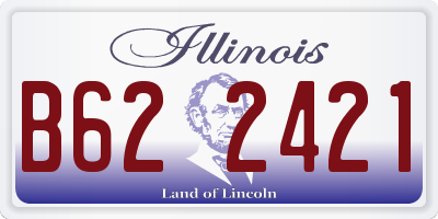 IL license plate B622421