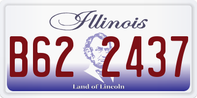 IL license plate B622437