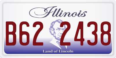 IL license plate B622438