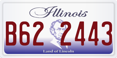 IL license plate B622443