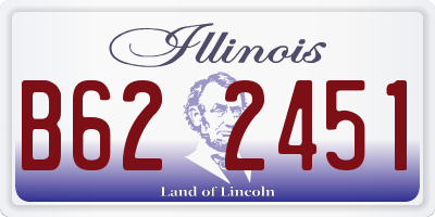 IL license plate B622451