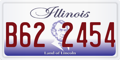 IL license plate B622454