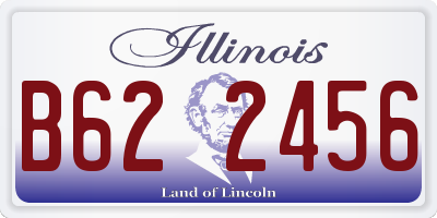 IL license plate B622456
