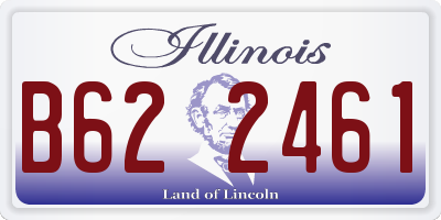 IL license plate B622461