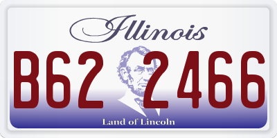 IL license plate B622466