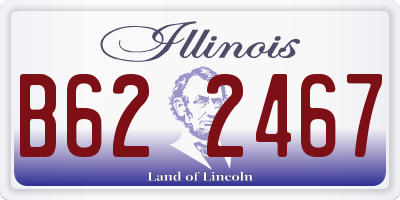 IL license plate B622467