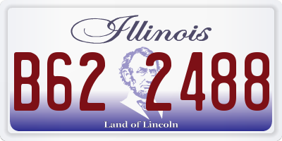 IL license plate B622488