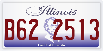 IL license plate B622513