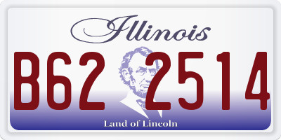 IL license plate B622514