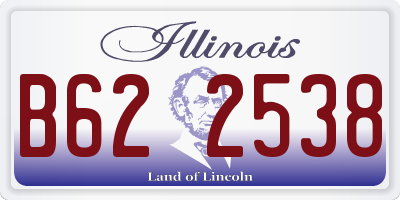IL license plate B622538