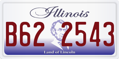 IL license plate B622543