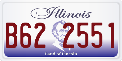 IL license plate B622551