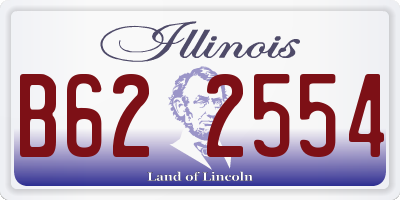 IL license plate B622554