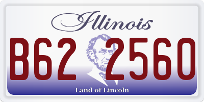 IL license plate B622560