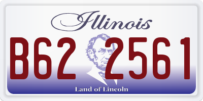IL license plate B622561