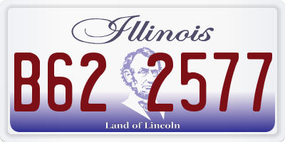 IL license plate B622577