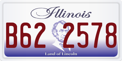 IL license plate B622578