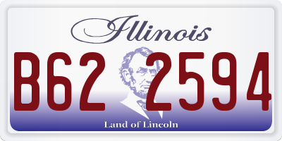 IL license plate B622594