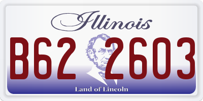 IL license plate B622603