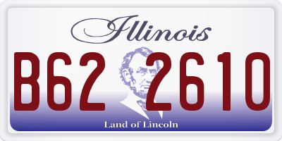IL license plate B622610