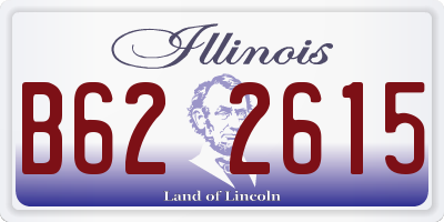 IL license plate B622615