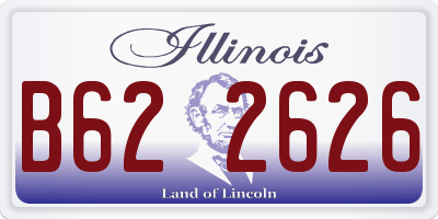 IL license plate B622626