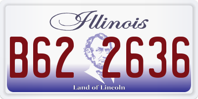 IL license plate B622636