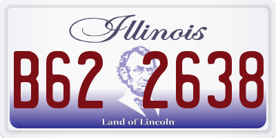IL license plate B622638