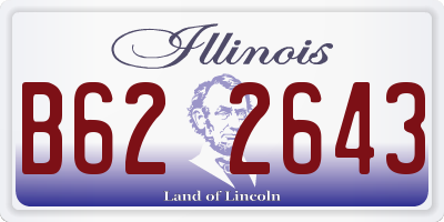 IL license plate B622643