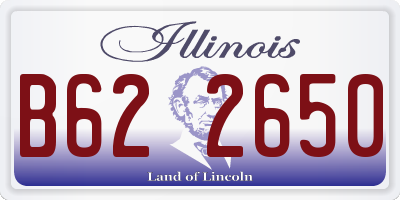 IL license plate B622650