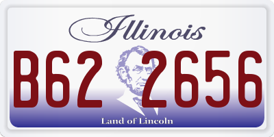 IL license plate B622656