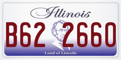 IL license plate B622660