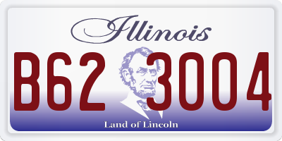 IL license plate B623004