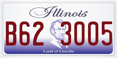 IL license plate B623005