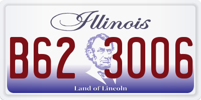 IL license plate B623006