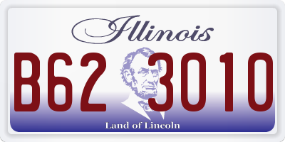 IL license plate B623010