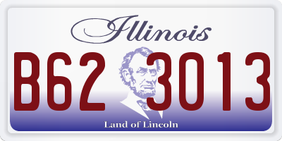 IL license plate B623013