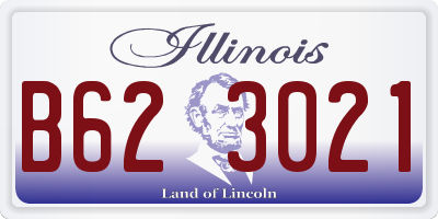 IL license plate B623021