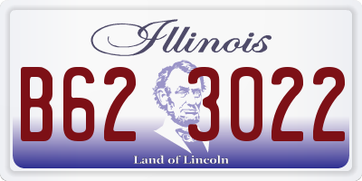 IL license plate B623022