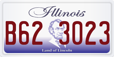 IL license plate B623023