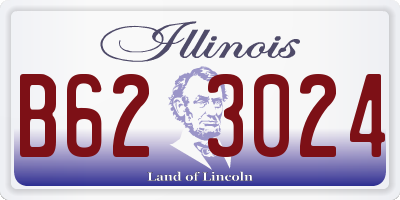 IL license plate B623024